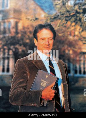 DEAD POETS SOCIETY 1989 Warner Bros. Film avec Robin Williams Banque D'Images