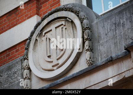 Écusson NUT, sur le bâtiment NEU HQ Banque D'Images