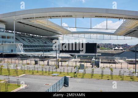 Arena Corinthiens à Itaquera. L'Arena est le nouveau stade du Sport Club Corinthiens Paulista Banque D'Images