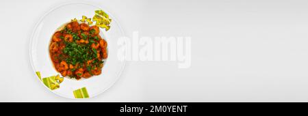 Boulettes de méatelles de Fellah avec persil maison de plats traditionnels turcs avec une belle présentation Banque D'Images