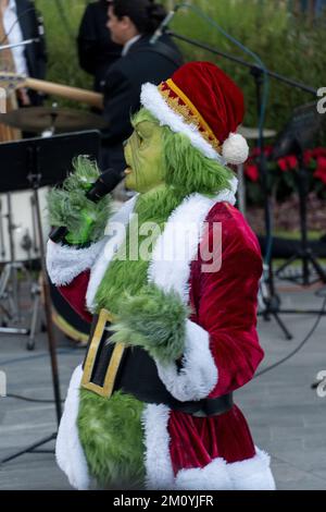 personne contre noël, enojona célébrant noël, mexique amérique latine, Banque D'Images