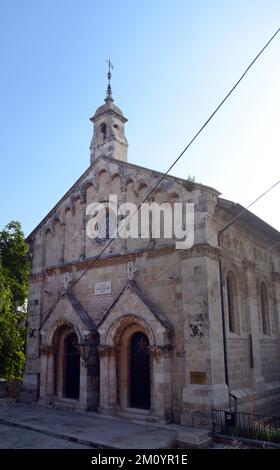 Église épiscopale arabe de Saint-Paul construite en 1873. Jérusalem, Israël. Banque D'Images