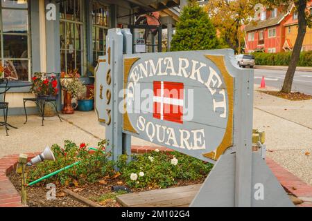 Solvang, Californie, États-Unis - place 8 décembre 2022 Denmarket à Solvang, ville de la vallée Santa Ynez, en Californie du Sud, est connue pour sa tradition Banque D'Images