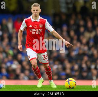 06 novembre 2022 - Chelsea c. Arsenal - Premier League - Stamford Bridge Oleksandr Zinchenko d'Arsenal pendant le match de la première League au pont Stamford. Image : Mark pain / Alamy Banque D'Images