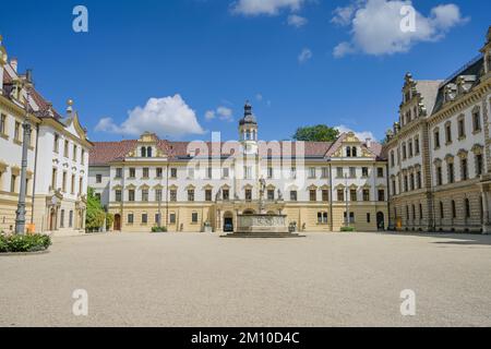 Innenhof, Schloss St. Emmeram, Thurn und taxis, Ratisbonne, Bayern, Allemagne Banque D'Images