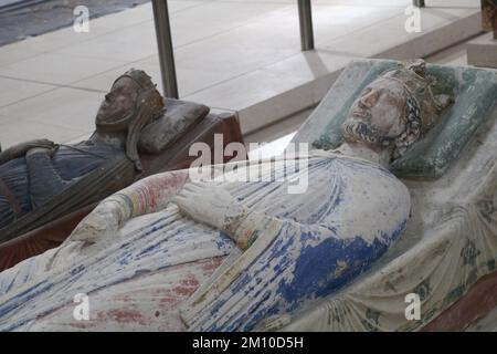 Le tombeau d'Isabella d'Angoulême et de Richard cœur de Lion Banque D'Images