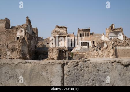 Irak, Mossoul, 2022-10-19. La ville de Mossoul et le patrimoine de son centre historique en reconstruction après avoir été la capitale de l'islam Banque D'Images