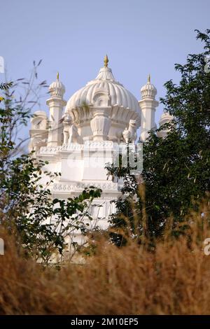 08 décembre 2022, Pune, Inde, Temple de Bhuleshwar près de Pune Inde, temple de la colline de dieu hindou shiva, il y a beaucoup de touristes qui viennent pour voir ces salut Banque D'Images