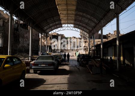 Irak, Mossoul, 2022-10-19. La ville de Mossoul et le patrimoine de son centre historique en reconstruction après avoir été la capitale de l'islam Banque D'Images