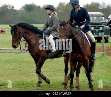 11 avril 1993 équitation du jour de Pâques au château de Windsor 11 ans circonscription de Zara Phillips Banque D'Images