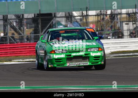 Andy Middlehurst, Nissan Skyline, une grille impressionnante pour le Tony dron Memorial Trophée pour MRL Historic Touring Cars, une course de 45 minutes sur l'ensemble de la GRA Banque D'Images