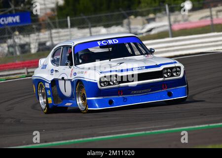 Gary Pearson, Alex Brundle, Ford Capri RS3100, une grille impressionnante pour le Tony dron Memorial Trophée pour MRL Historic Touring Cars, une course de 45 minutes Banque D'Images