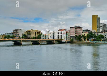 Pont Maurício de Nassau à Recife, Brésil Banque D'Images