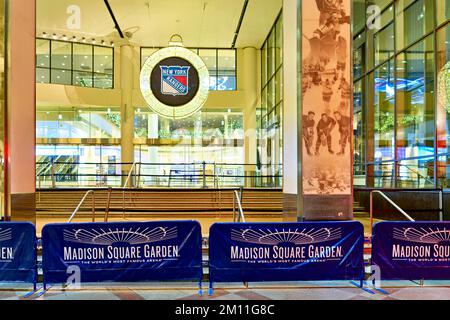 New York. Manhattan. États-Unis. Le Madison Square Garden Banque D'Images