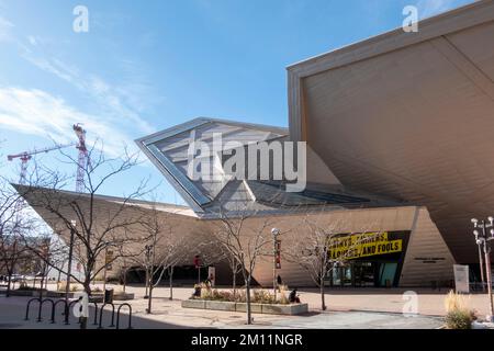 Le musée d'art de Denver (DAM), le centre civique, Denver, Colorado, États-Unis Banque D'Images