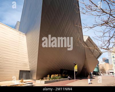 Le musée d'art de Denver (DAM), le centre civique, Denver, Colorado, États-Unis Banque D'Images