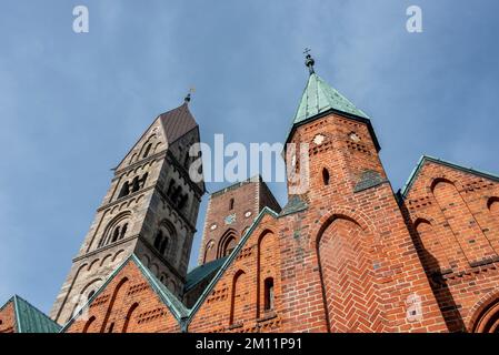 Cathédrale de Ribbe, la plus ancienne ville du Danemark, Ribbe, Syddanmark, Danemark Banque D'Images