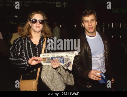 Kathleen Turner et Jay Weiss Circa années 1980 crédit: Ralph Dominguez/MediaPunch Banque D'Images