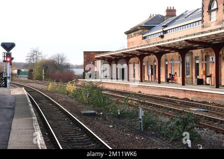 Station de train de Wakefield KirkgateTrain, rue Monk, Wakefield, WF1 4EL Banque D'Images