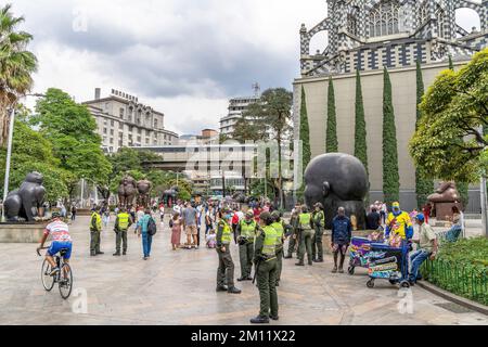 Amérique du Sud, Colombie, Departamento de Antioquia, Medellín, la Candelaria, Plaza Botero Banque D'Images