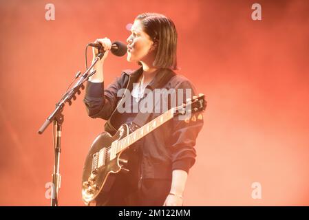 Austin City Limits - le XX en concert Banque D'Images