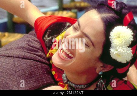 FILM DE FRIDA 2002 avec Salma Hayek comme artiste mexicain Frida Kahlo Banque D'Images