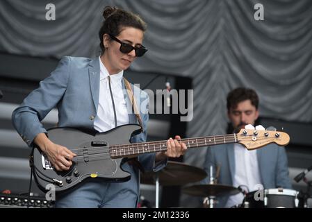 Austin City Limits - Angel Olsen en concert Banque D'Images