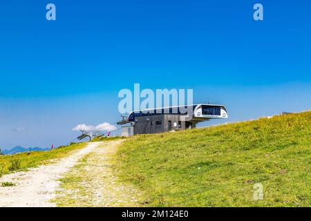 Station de remontée mécanique Sudelfeldkopfbahn, station de montagne, Sudelfeld, près de Bayrischzell, Mangfallgebirge, Haute-Bavière, Bavière, Allemagne, Europe Banque D'Images