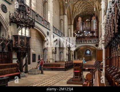 L'église du château, église de la réforme est une église de la salle gothique tardive. Banque D'Images