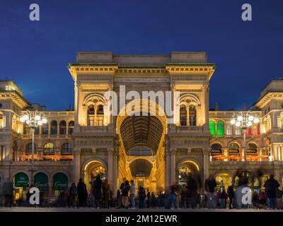 L'Italie, Lombardie, Milan, Galleria Vittorio Emanuele II Banque D'Images