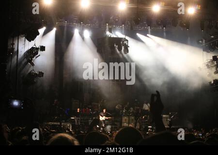 Boston Calling - Mumford et ses fils en concert Banque D'Images