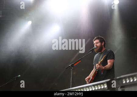 Boston Calling - Manchester Orchestra en concert Banque D'Images