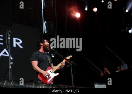 Boston Calling - Manchester Orchestra en concert Banque D'Images