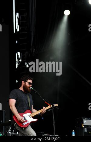 Boston Calling - Manchester Orchestra en concert Banque D'Images