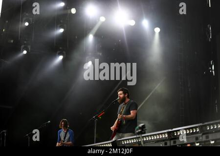 Boston Calling - Manchester Orchestra en concert Banque D'Images