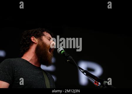 Boston Calling - Manchester Orchestra en concert Banque D'Images