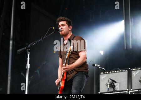 Boston appelant -Royal Blood en concert Banque D'Images