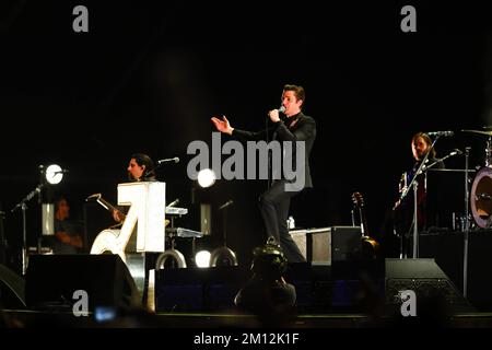 Boston Calling - The Killers en concert Banque D'Images