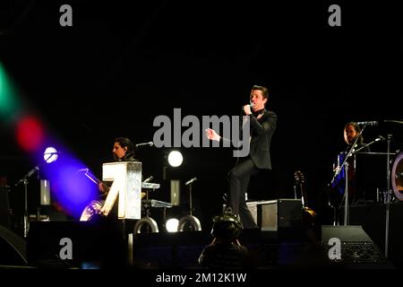 Boston Calling - The Killers en concert Banque D'Images