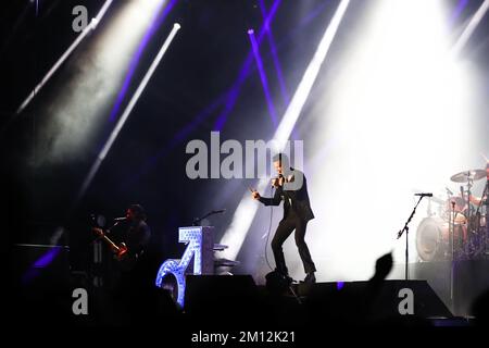 Boston Calling - The Killers en concert Banque D'Images