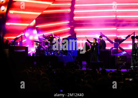 Boston Calling - The Killers en concert Banque D'Images