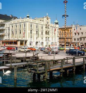 Hôtel de ville, Gmunden am Lake Traun, haute-Autriche, Autriche, photo de 1975, Europe Banque D'Images