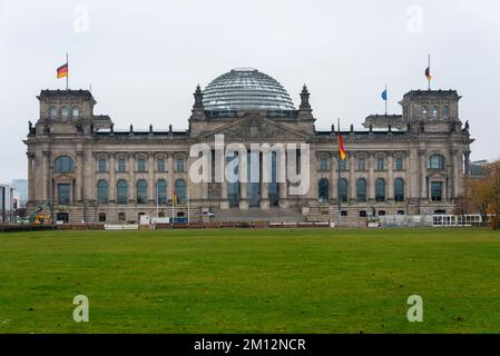 Reichstag, siège du Bundestag allemand, Berlin, Allemagne Banque D'Images
