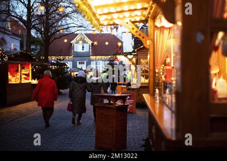 Marché de Noël 2022 à Soest. Banque D'Images