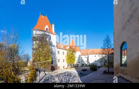 Orth an der Donau, Schloss Orth Castle à Donau, Basse-Autriche, Autriche Banque D'Images