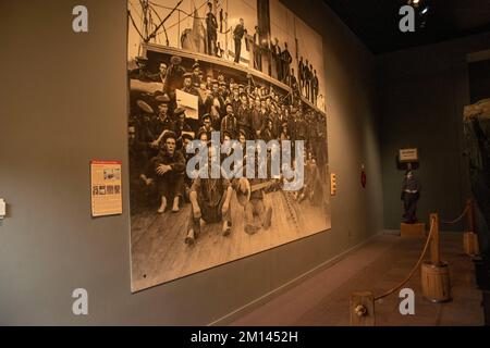 Situé à Columbus, en Géorgie, le Musée naval de la guerre de Sécession est un endroit idéal pour en apprendre davantage sur l'histoire de la guerre de Sécession. Banque D'Images