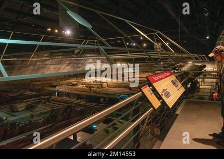 Situé à Columbus, en Géorgie, le Musée naval de la guerre de Sécession est un endroit idéal pour en apprendre davantage sur l'histoire de la guerre de Sécession. Banque D'Images