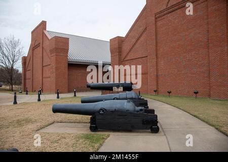 Situé à Columbus, en Géorgie, le Musée naval de la guerre de Sécession est un endroit idéal pour en apprendre davantage sur l'histoire de la guerre de Sécession. Banque D'Images