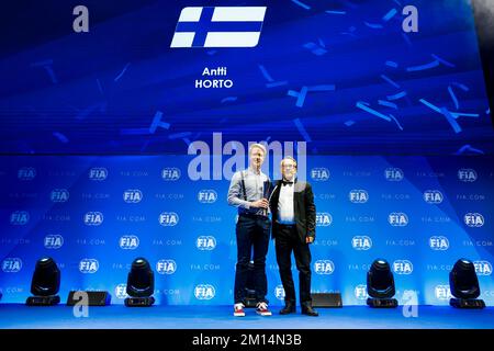 Bologne, Italie. 10th décembre 2022. Horto Antti, portrait championnat EUROPÉEN DE COURSE de DRAGSTERS de la FIA - MEILLEUR CARBURANT lors du Prix FIA 2022 - cérémonie de rallye et de circuit au Palazzo Re Enzo, on 10 décembre 2022 à Bologne, Italie - photo Frédéric le Floc'h / DPPI crédit: DPPI Media/Alay Live News Banque D'Images