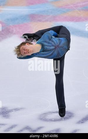 Turin, Italie, Italie. 8th décembre 2022. Turin, 8-11 décembre 2022, Italie Palavela.ISU GRAND PRIX DE PATINAGE ARTISTIQUE FINAL 2022.Men Short Program.Daniel Grassl ITA (Credit image: © Tonello Abozzi/Pacific Press via ZUMA Press Wire) Banque D'Images